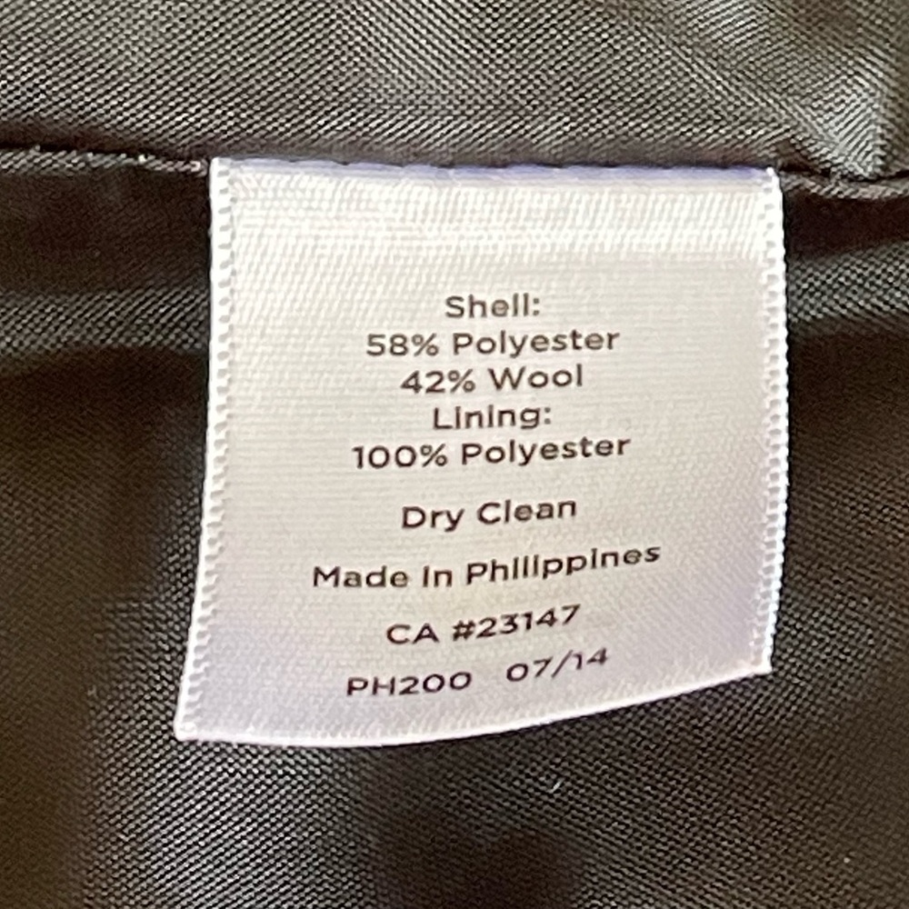 Talbots - Red & Black Large Check Houndstooth Woo… - image 8